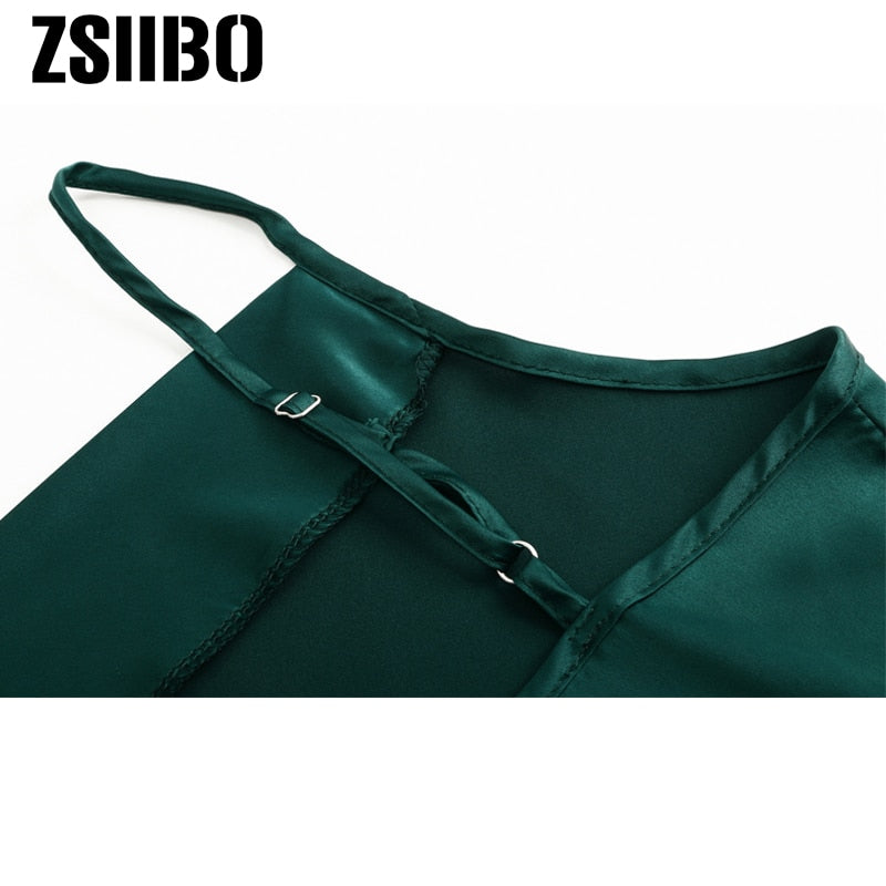 Blouse Shirts Women 2019 Summer Boho Silk Shirt Sleeveless Sling Vest satin Top Tee Casual Shirt Plus Size Ladies Clothing